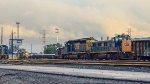 CSX Locomotives in the Yard